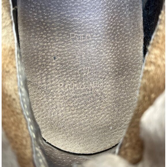 Polo Ralph Lauren Men’s Brown Leather Lace Up Rumford Moc Toe Ankle Boots Sz 12D - Picture 8 of 12